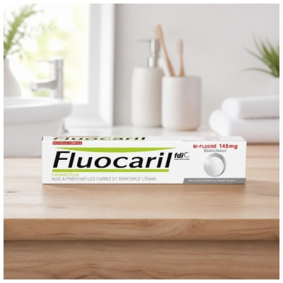 Fluocaril Dentifrice bi-Fluoré Blancheur 75 ml