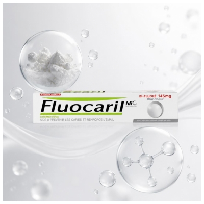 Fluocaril Dentifrice bi-Fluoré Blancheur 75 ml