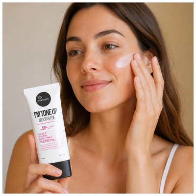 Suntique I'm Tone Up Multibase Base de Maquillage Visage SPF50+ 50 ML