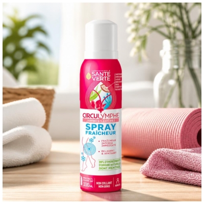 Santé Verte Circulymphe Spray Fraîcheur pour Jambes Légères 100 ML