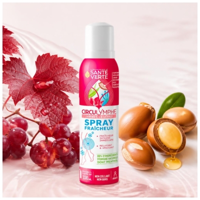 Santé Verte Circulymphe Spray Fraîcheur pour Jambes Légères 100 ML