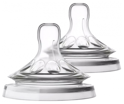 Avent 2 Tétines à Réponse Naturelle - Liquides Épaissis - 6 Mois et +