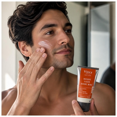 Vitry Men Care Masque Flash Effet Bonne Mine 50 ML