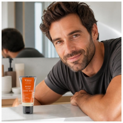 Vitry Men Care Masque Flash Effet Bonne Mine 50 ML