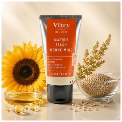 Vitry Men Care Masque Flash Effet Bonne Mine 50 ML