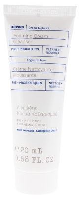 Korres Yaourt Grec Crème Nettoyante & Moussante 20 ML