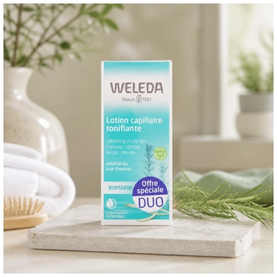 Weleda Lotion Capillaire Tonifiante Vitalité du Cuir Chevelu Lot de 2 x 100 ml