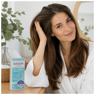 Weleda Lotion Capillaire Tonifiante Vitalité du Cuir Chevelu Lot de 2 x 100 ml