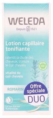 Weleda Lotion Capillaire Tonifiante Vitalité du Cuir Chevelu Lot de 2 x 100 ml