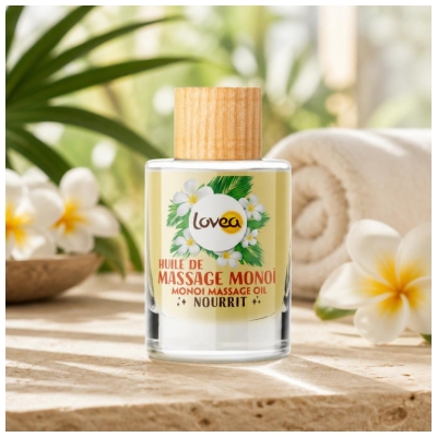 Lovea Huile de Massage Monoï Nourrissante 50 ml
