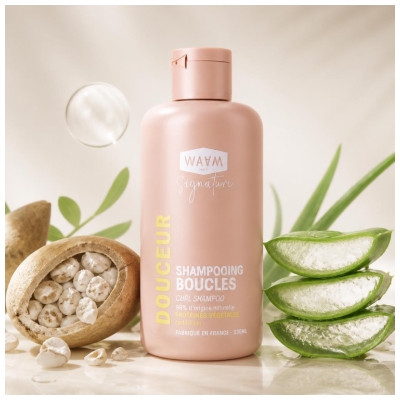 Waam Signature Douceur Shampoing Boucles Biologique 230 ML