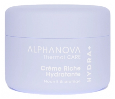 Alphanova Thermal Care Hydra + Crème Riche Hydratante Peaux Sèches à Très Sèches Bio 50 ml