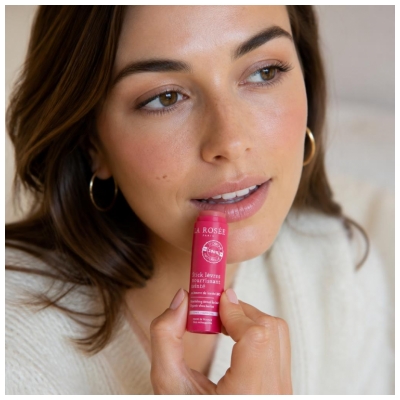 La Rosée Stick Lèvres Nourrissant Teinté Rechargeable au Beurre de Karité Bio