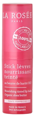 La Rosée Stick Lèvres Nourrissant Teinté Rechargeable au Beurre de Karité Bio