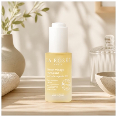 La Rosée Sérum Visage Repulpant Aux 5 Huiles Végétales Bio