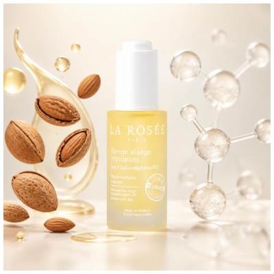 La Rosée Sérum Visage Repulpant Aux 5 Huiles Végétales Bio