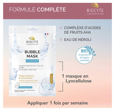 Biocyte Bubble Mask Unitaire