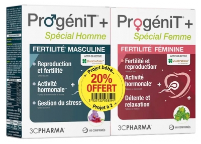 3C Pharma Duo Progenit+ Femme/Homme