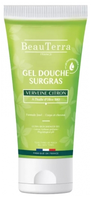 BeauTerra Gel Douche Surgras 2en1 Parfum Verveine-Citron 200 ml