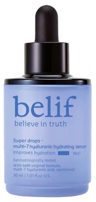 Belif Super Gouttes Sérum Hydratant Multi-7 Acide Hyaluronique 30 ml