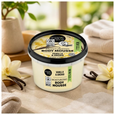 Organic Shop Body Mousse Hydratante Corps à la Vanille 250 ml