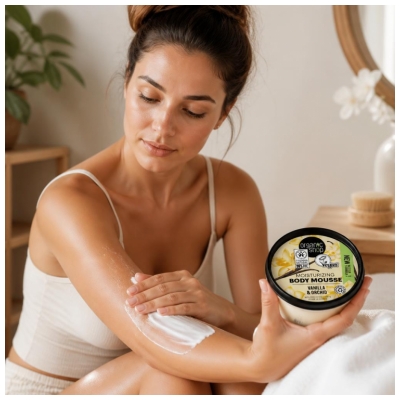 Organic Shop Body Mousse Hydratante Corps à la Vanille 250 ml