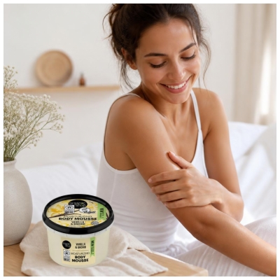 Organic Shop Body Mousse Hydratante Corps à la Vanille 250 ml
