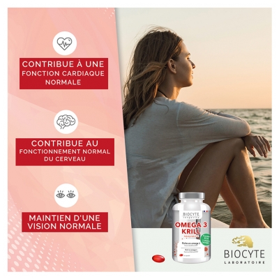 Biocyte Longevity Omega 3 Krill 90 Unités