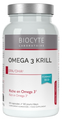 Biocyte Longevity Omega 3 Krill 90 Unités