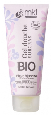 MKL Green Nature Gel Douche Surgras Fleur Blanche Biologique 200 ML