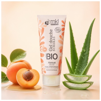 MKL Green Nature Gel Douche Surgras Abricot Biologique 200 ML