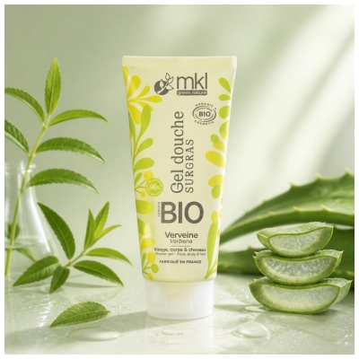 MKL Green Nature Gel Douche Surgras Verveine Biologique 200 ML