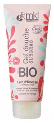 MKL Green Nature Gel Douche Surgras Lait d'Ânesse Biologique 200 ML