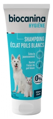 Biocanina Shampoing Éclat pour Poils Blancs 200 ML
