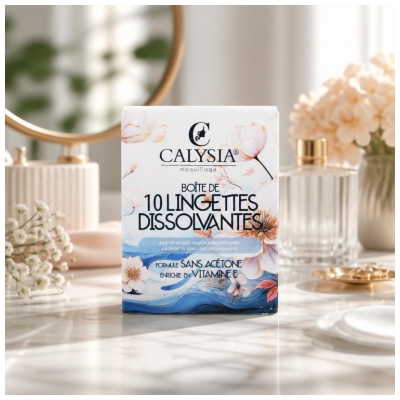 Calysia 10 Lingettes Dissolvantes pour les Ongles