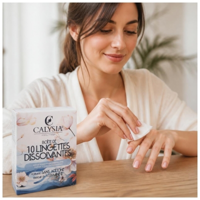 Calysia 10 Lingettes Dissolvantes pour les Ongles