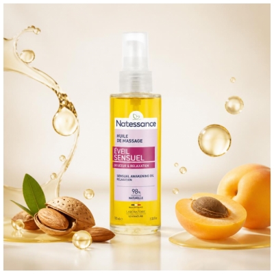 Natessance Éveil Sensuel Huile de Massage Relaxation & Douceur 100 ml