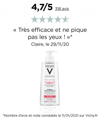 Vichy Pureté Thermale 3en1 Eau Micellaire 400 ml