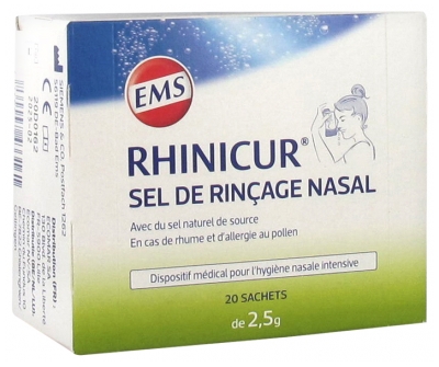 Rhinicur Sel de Rinçage Nasal Sachet 20 x 2,5 g