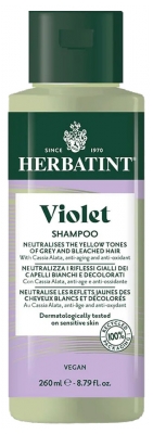 Herbatint Shampoing Violet Cheveux Blancs et Décolorés 260 ml