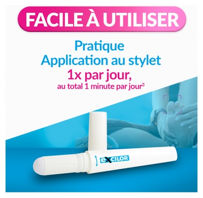 Excilor Easy Traitement Mycose de l'Ongle et Déjaunissement Actif 4 ML
