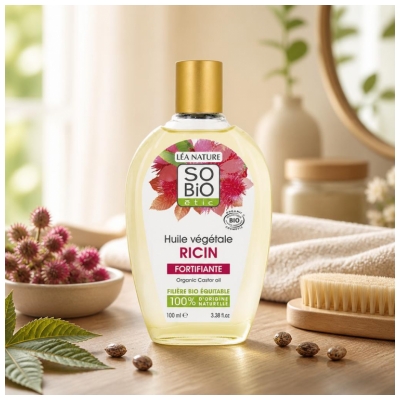 Léa Nature SO BIO étic Huile Végétale de Ricin Fortifiante Bio 100 ml