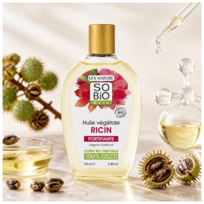 Léa Nature SO BIO étic Huile Végétale de Ricin Fortifiante Bio 100 ml