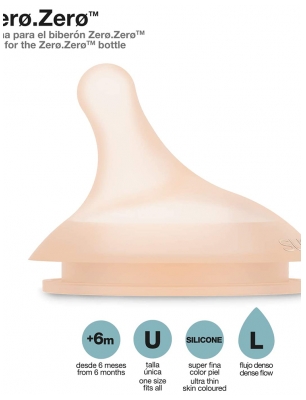 Suavinex Zero.Zero Tétine pour Débit Dense 6 Mois