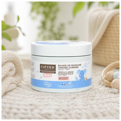 Cattier Baby Tendre Caresse Baume de Massage Bio 100 g