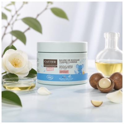 Cattier Baby Tendre Caresse Baume de Massage Bio 100 g