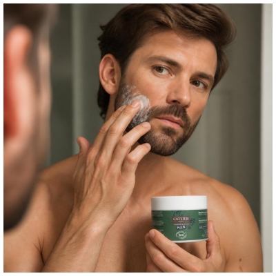 Cattier Men Baume Nourrissant Cheveux et Barbe Bio 90 g