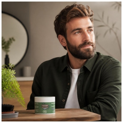 Cattier Men Baume Nourrissant Cheveux et Barbe Bio 90 g