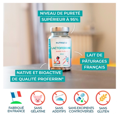 Nutri&Co Lactoferrine 60 Unités