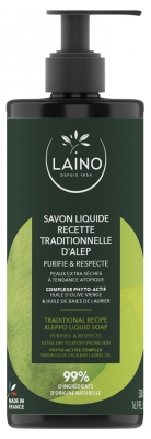 Laino Savon Liquide Recette Traditionnelle d'Alep Flacon Pompe 500 ml